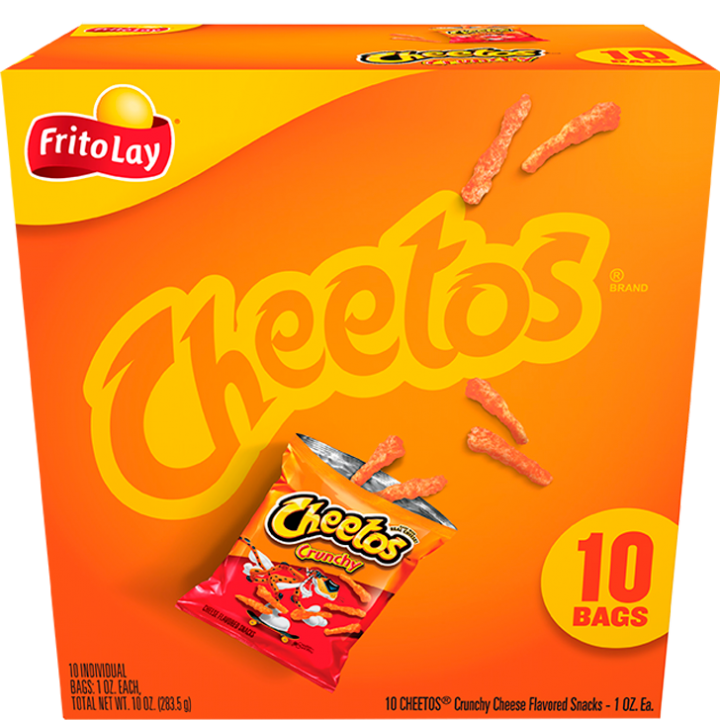 Multicombo de 10 bolsas de bocaditos CHEETOS® crocantes sabor a queso