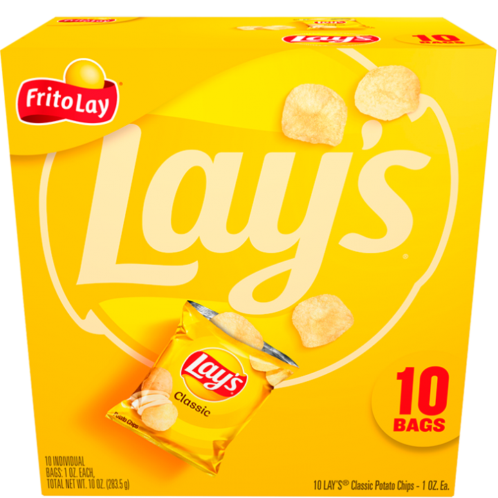 Multicombo de 10 bolsas de papas fritas LAY'S® clásicas