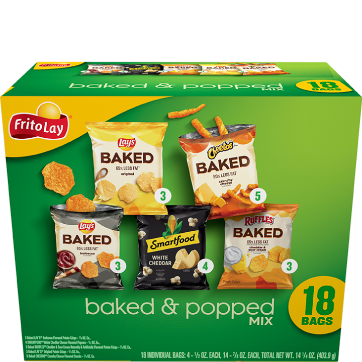 FRITO-LAY® Baked & Popped Mix Variety Pack