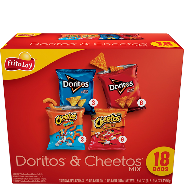 DORITOS® Tortilla Chips & CHEETOS® Cheese Flavored Snacks Mix Variety Pack