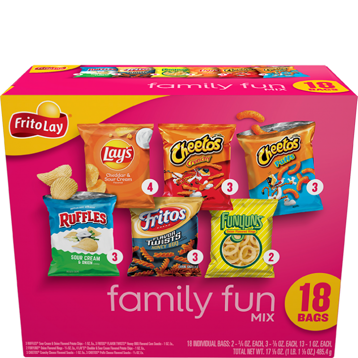 Combo surtido de FRITO-LAY® diversión en familia