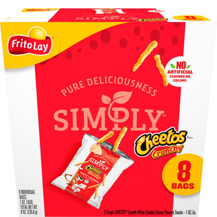 Multicombo de bocaditos CHEETOS® SIMPLY crocantes sabor cheddar blanco