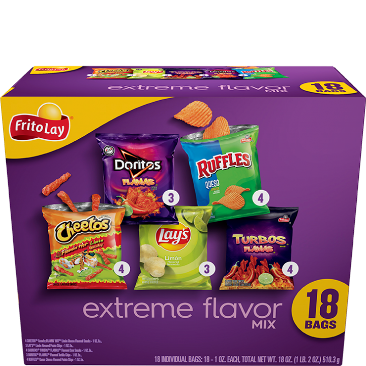 Combo surtido de FRITO-LAY® sabor extremo