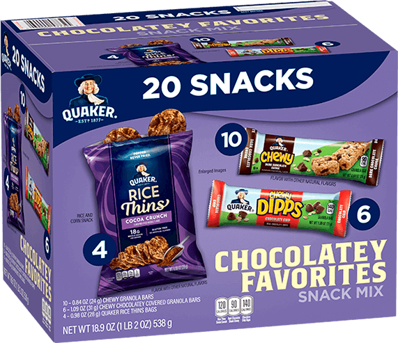 20ct Quaker Chocalatey Favorites