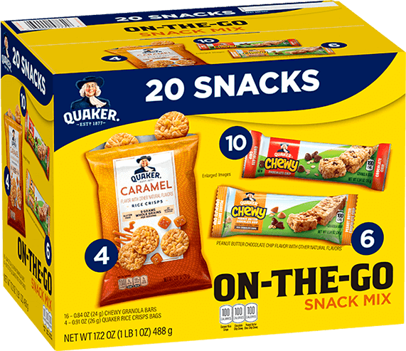 20ct Quaker On The Go Mix