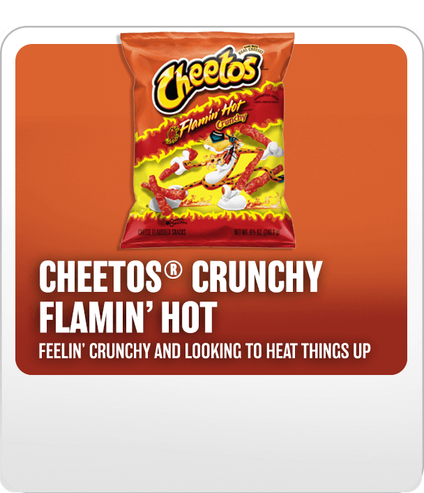 CHEETOS® Crunchy FLAMIN' HOT® Cheese Flavored Snacks