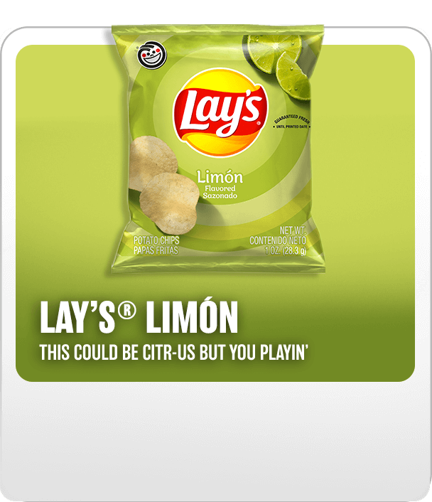 LAY’S® Limón Flavored Potato Chips