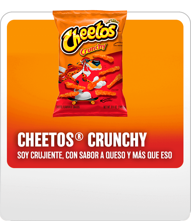 Bocaditos CHEETOS® crocantes sabor queso