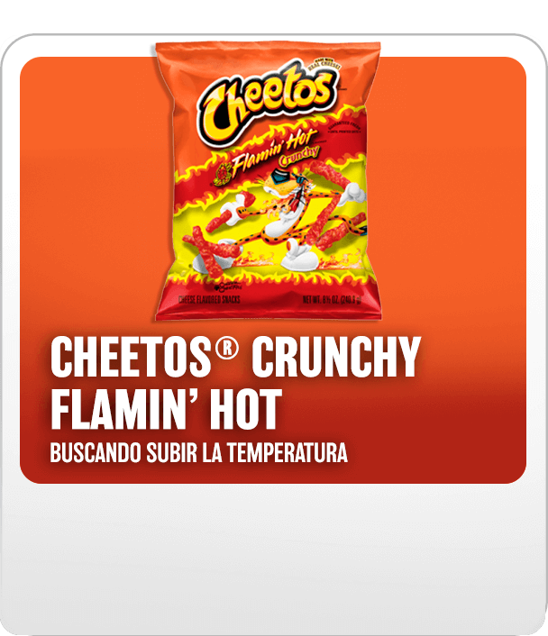 Bocaditos CHEETOS® FLAMIN' HOT® crocantes sabor queso