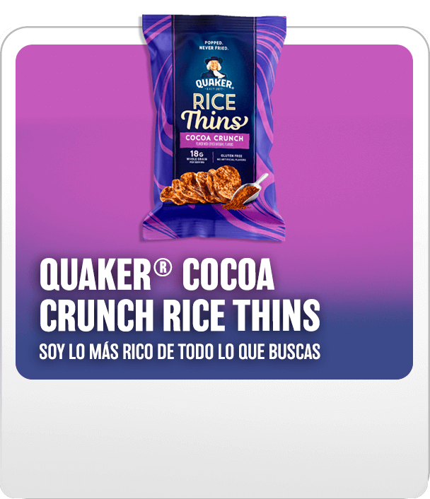 Quaker Cocoa Crunch Rice Thins