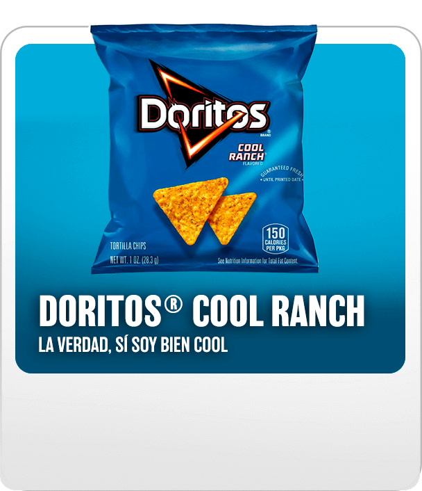 Totopos DORITOS® sabor COOL RANCH®