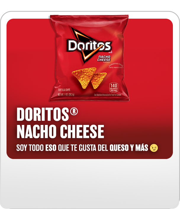 Totopos DORITOS® sabor nachos con queso