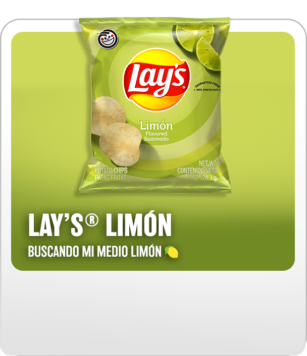 Papas fritas LAY’S® sabor limón